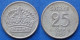 SWEDEN - Silver 25 öre 1952 TS KM# 824 Gustav VI Adolf (1950-1973) - Edelweiss Coins - Suède