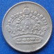 SWEDEN - Silver 25 öre 1953 TS KM# 824 Gustav VI Adolf (1950-1973) - Edelweiss Coins - Suède