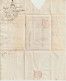 Schweiz Suisse 1834: Siegel-Faltbrief Mit Rund-Stempel BASEL 8 JANV 1834 (rot Rouge) Nach Solothurn - ...-1845 Vorphilatelie