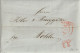 Schweiz Suisse 1845: Faltbrief Mit Rund-Stempel BASEL 31 MAR 1845 (Stempelfarbe Rot Couleur D'oblitération Rouge)>Wohlen - ...-1845 Préphilatélie