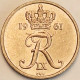 Denmark - 10 Ore 1961, KM# 849.1 (#3736) - Dinamarca