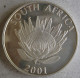 Afrique Du Sud 1 Rand 2001 Tourisme Train , En Argent, KM 231, FDC Neuve. Rare, Avec Sa Capsule - Südafrika