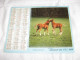 Almanach Des Ptt , Calendrier 1984 , Chats. Chevaux ( Vide Sans Page) - Tamaño Grande : 1981-90