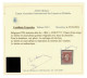 Delcampe - COB 37 *, Centrage Excellent, 2 Certificats (Soeteman, Michaux) + Signature A. ROIG, Val COB 5750 EUR, Superbe - 1883 Leopold II