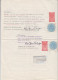 Zweden Fiskale Zegel Cat. Barefoot : Staempel(Documentary) 46A+50+39+2x2 Op Volledig Document  2 Scans - Revenue Stamps