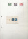 Schweden + Dänemark - Briefmarken-Konvolut Auf Alten Blättern + Steckseiten - Collections