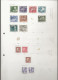 Schweden + Dänemark - Briefmarken-Konvolut Auf Alten Blättern + Steckseiten - Collections