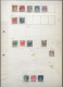 Delcampe - Schweden + Dänemark - Briefmarken-Konvolut Auf Alten Blättern + Steckseiten - Collections