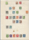 Delcampe - Schweden + Dänemark - Briefmarken-Konvolut Auf Alten Blättern + Steckseiten - Verzamelingen