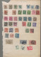 Delcampe - Schweden + Dänemark - Briefmarken-Konvolut Auf Alten Blättern + Steckseiten - Sammlungen