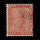 SAN MARINO STAMP.1899.5c Brown Org .SCOTT 34.USED - Usados