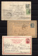 R675  /  GRECE 3 Entiers 1902 / 1908 / 1911 2 Entiers Illustrés Avec Compléments D'affranchissements - Postwaardestukken