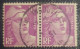 France Used Pair Postmark Stamp Ingouville Cancel - Used Stamps