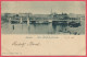Stettin = Szczecin  Pommern /  Polen Poland : " Die Bahnhofsbrücke " Im 1900 - Polonia