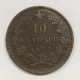 Vitt. Em. II° Re D'italia 10 Cent  1862 Strasburgo Gig.89 E.1469 - 1861-1878 : Vittoro Emanuele II