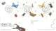 GREAT BRITAIN - 2008, FDC STAMPS OF INSECTS UK SPECIES IN RECOVERY. - Brieven En Documenten