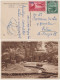 ROMANIA : 1952 - STABILIZAREA MONETARA / MONETARY STABILIZATION - POSTCARD MAILED With OVERPRINTED STAMPS - RRR (an319) - Storia Postale