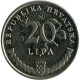 Croatia - 1993- KM 7 - 20 Lipa - XF - Croatia