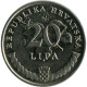 Croatia - 1993- KM 7 - 20 Lipa - XF - Croatie