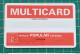 SPAIN CREDIT CARD MULTICARD BANCO POPULAR 04/83 - Cartes De Crédit (expiration Min. 10 Ans)