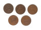 613/ Grande-Bretagne :  5 X 1 Penny : 1908 - 1947 - 1948 - 1966 - 1967 - Altri & Non Classificati