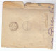 Lettre Recommandée Taxée Occupation Italienne En France 1941 Menton Mentone Cachet Bandeau Censure Geoffnet - Other & Unclassified