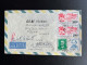 BRASIL 1965 REGISTERED LETTER (DAMAGED) FORTALEZA TO BERN 03-02-1965 BRAZILIE - Covers & Documents