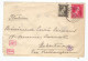 Lettre Occupation Italienne En France 1941 Menton Mentone Cachet Bandeau Censure Geoffnet Flawinne - Other & Unclassified