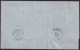 Z305 ESPAÑA SPAIN 1866 12cu FIGUERAS - PERPIGNAN, FRANCE. 5c DUE.  - Covers & Documents