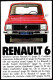 Publicité Automobile RENAULT 6 - Pubblicitari