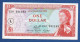 EAST CARIBBEAN STATES - St. Lucia - P.13l – 1 Dollar ND (1965) UNC, S/n C10 321183 - East Carribeans