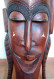 Delcampe - Máscara Africana Gigante De Madera Tallada En Una Sola Pieza 140 Cm De Alto - Pop Art