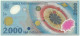 ROMANIA - 2.000 Lei - 1999 - Pick 111.a - Unc. - Série 007C - Total Solar ECLIPSE Commemorative POLYMER - 2000 - Rumänien