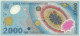 ROMANIA - 2.000 Lei - 1999 - Pick 111.a - Unc. - Série 009A - Total Solar ECLIPSE Commemorative POLYMER - 2000 - Roumanie