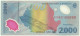 ROMANIA - 2.000 Lei - 1999 - Pick 111.a - Unc. - Série 009E - Total Solar ECLIPSE Commemorative POLYMER - 2000 - Roumanie