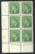 CANADA...KING GEORGE VI..(1936-52..).......1c X CONTROL BLOCK OF 6.......SG414.......MNH........ - Blocs-feuillets