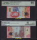 Mexico 100 Pesos (2021), Polymer, Lucky Number 888, PMG66-69 - Mexique