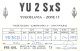 QSL Card Yugoslavia Amateur Radio Station YU2SxS Y03CD Dipol - Radio Amateur