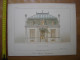 XXe Planche PETITES CONSTRUCTIONS FRANCAISES Petite Maison Bourgeoise Thezard - Architectuur