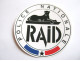 RARE AUTOCOLLANT POLICE NATIONALE LE RAID TRES BON ETAT DIAMETRE 9.5 Cm - Police & Gendarmerie