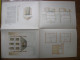 XXe Planche PETITES CONSTRUCTIONS FRANCAISES Maison Bourgeoise Thezard - Architettura