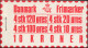 Dänemark Markenheftchen 10 Kr Freimarken 1977 No. 2 Verliebt, ** - Booklets