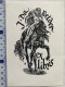 Exlibris Leslie Benenson. Cheval Fille Nu. Ex-libris Leslie Benenson. Horse Girl Nude Lady Godiva - Bookplates