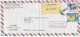 Honduras Express Air Mail Cover Sent To Denmark 23-1-1988 Multi Franked On Front And Backside Of The Cover (the MAP Stam - Honduras