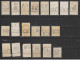 Fine Barbe Lot De 20 Timbres Perforés Tous Differents - 1863-09