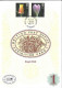 Encart GRANDE BRETAGNE 1e Jour N°1258 - 1259 Y & T - 1981-1990 Em. Décimales