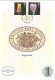 Encart GRANDE BRETAGNE 1e Jour N°1258 - 1259 Y & T - 1981-1990 Decimale Uitgaven
