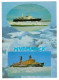 Arctique. North Pole. EP3. Brise Glace Atomic Icebreaker Arktika Et Lenin. Entier Postal 1990 - Polar Ships & Icebreakers