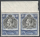 KUT Scott 51 - SG115, 1935 George V 30c Pair MH* - Kenya, Uganda & Tanganyika