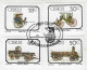 Ciskei 1989 Y&T 162 à 165 Sur FDC. Transports Halés Par Des Bestioles, Charrette Agricole - Kutschen